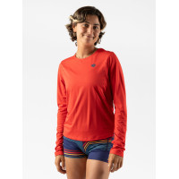 RABBIT - Women's - Race Pace Tee LS - Fiery Red